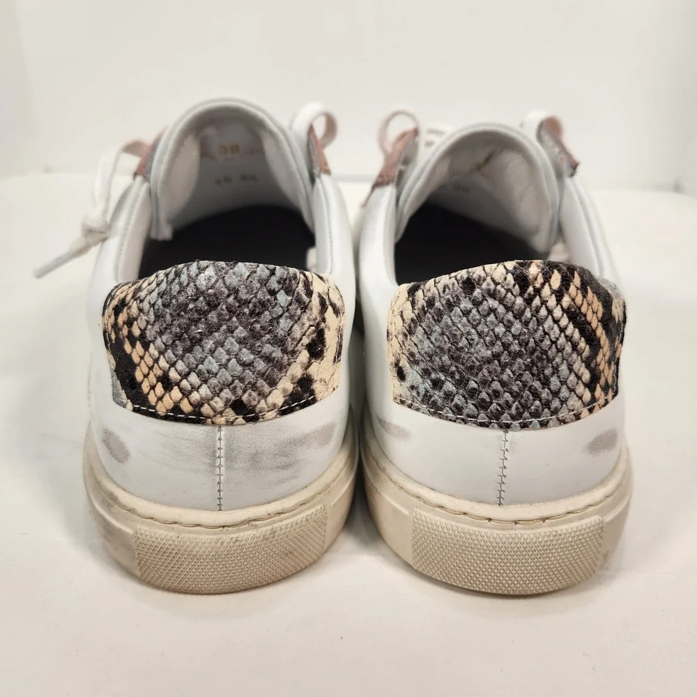 Oliver Cabell Malibu Low 1 White Leather Sneakers‎ EU 38 Made In Italy US 8
